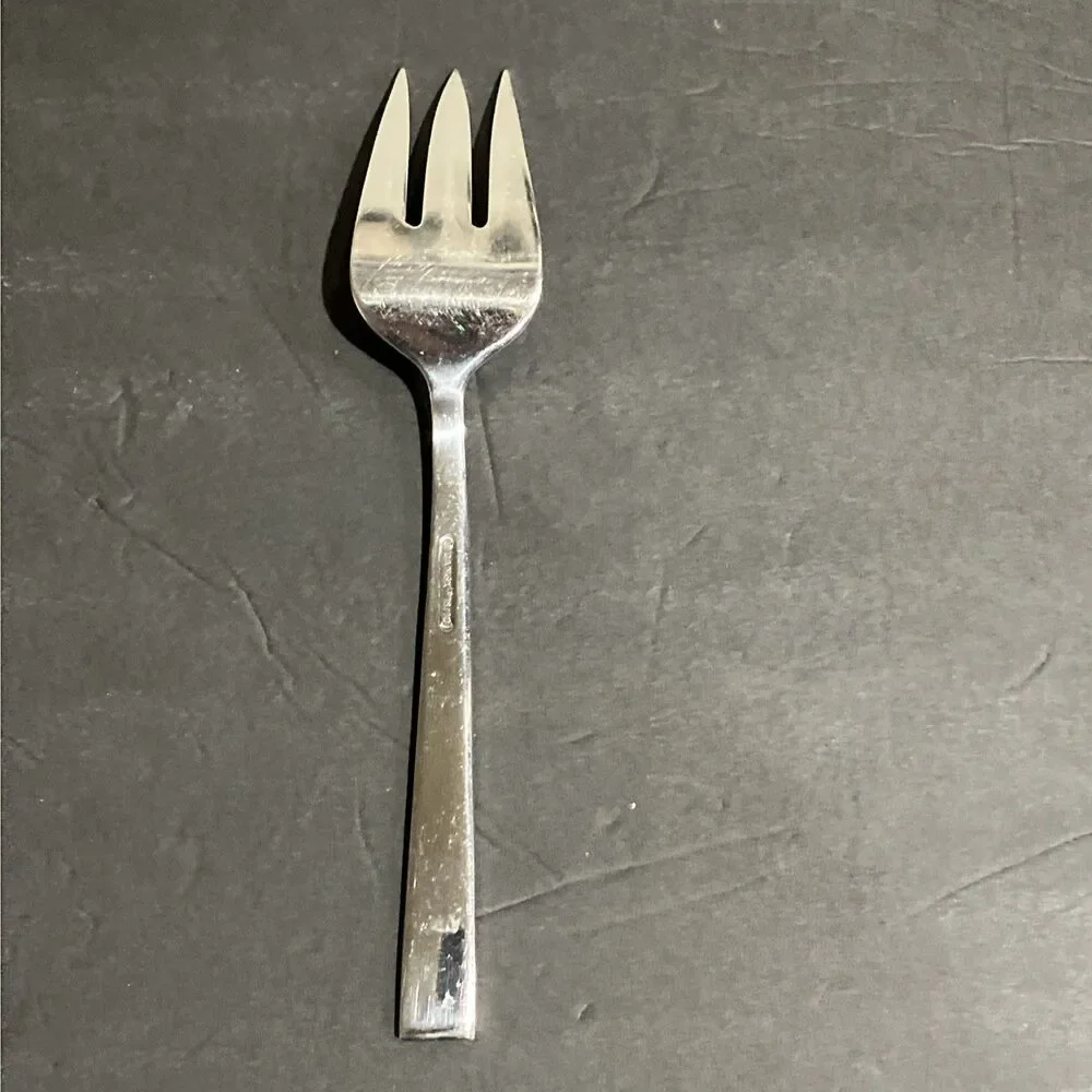 Dansk MERIDIAN Glossy Stainless Large Solid Cold Meat Fork 18/10